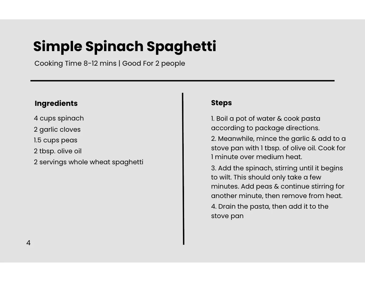 Free Landscape Recipe Cookbook Template to Edit Online
