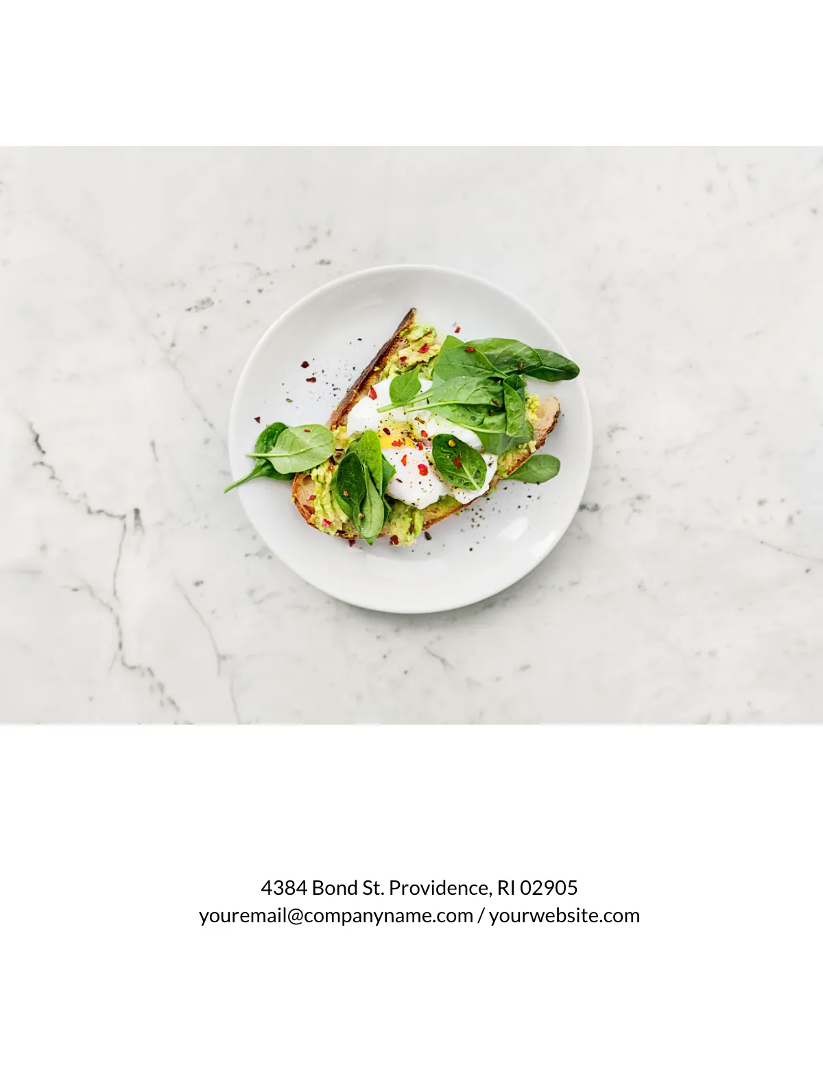 Free Minimalistic Cookbook Template to Edit Online