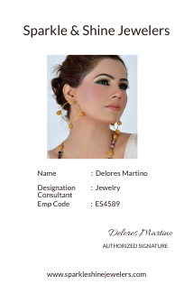 Jewelry ID Card