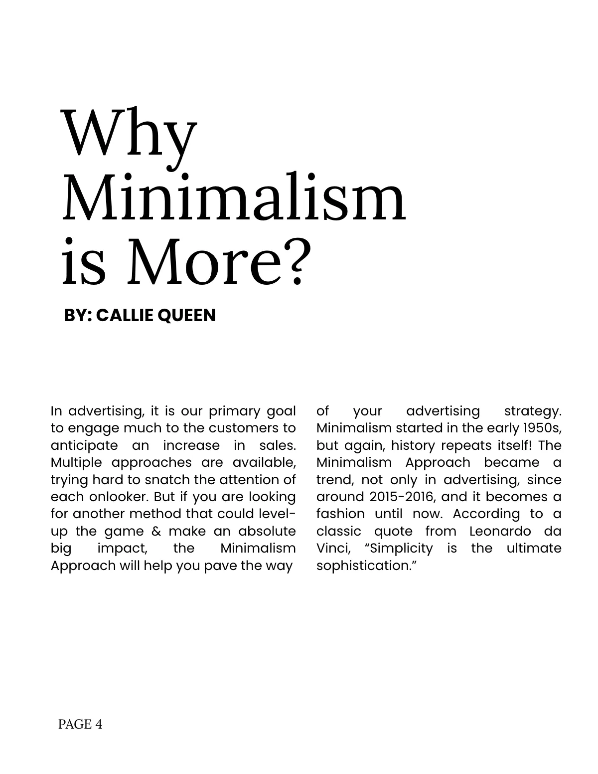 Free Advertising Agency Magazine Template to Edit Online