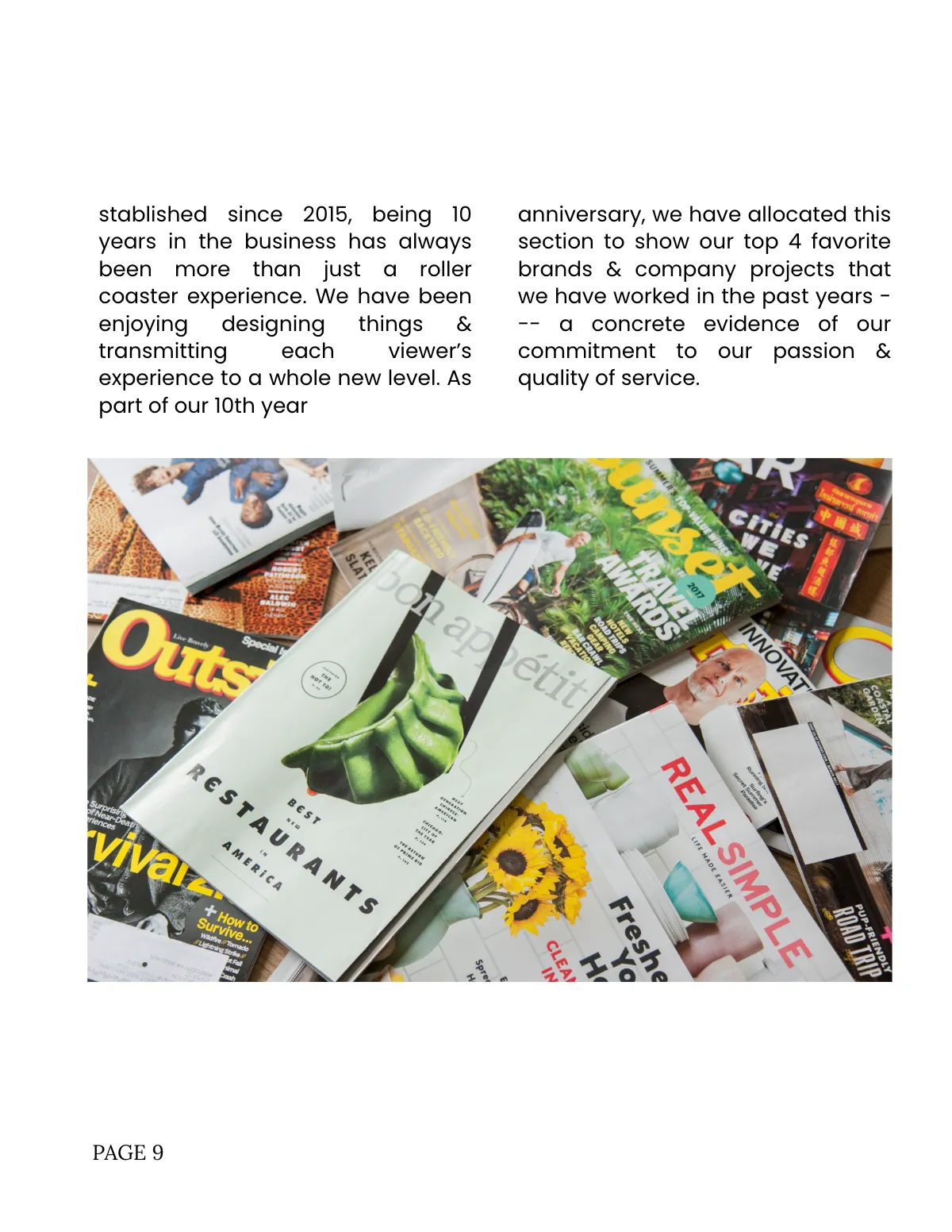 Free Advertising Agency Magazine Template to Edit Online