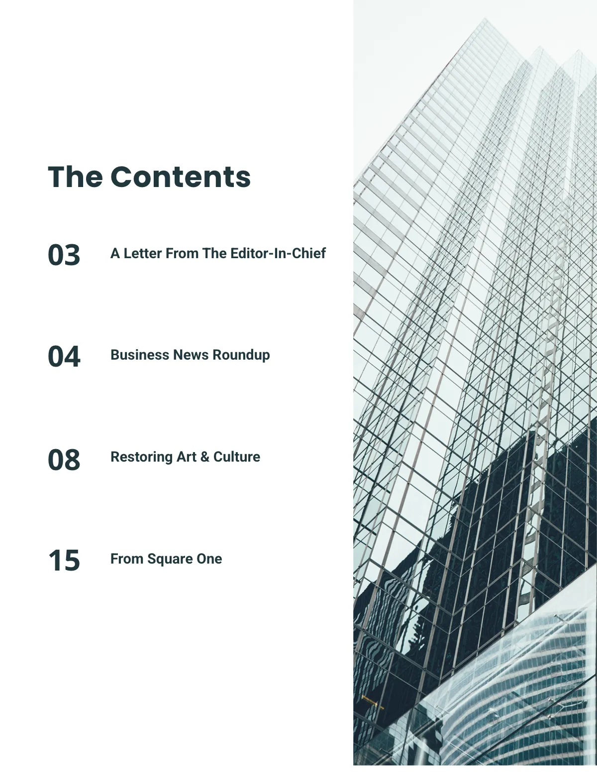 Free Business Profile Magazine Template to Edit Online