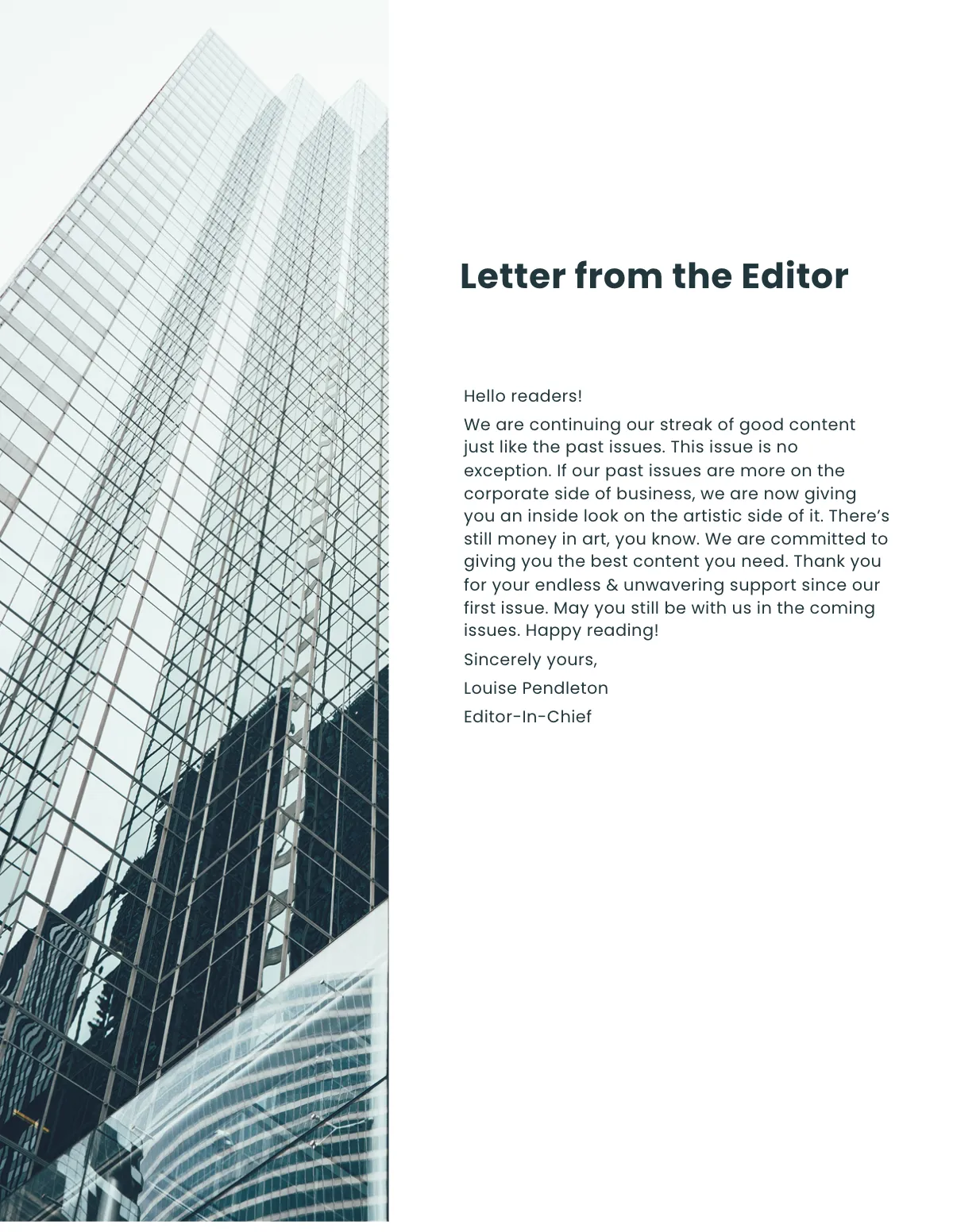 Free Business Profile Magazine Template to Edit Online