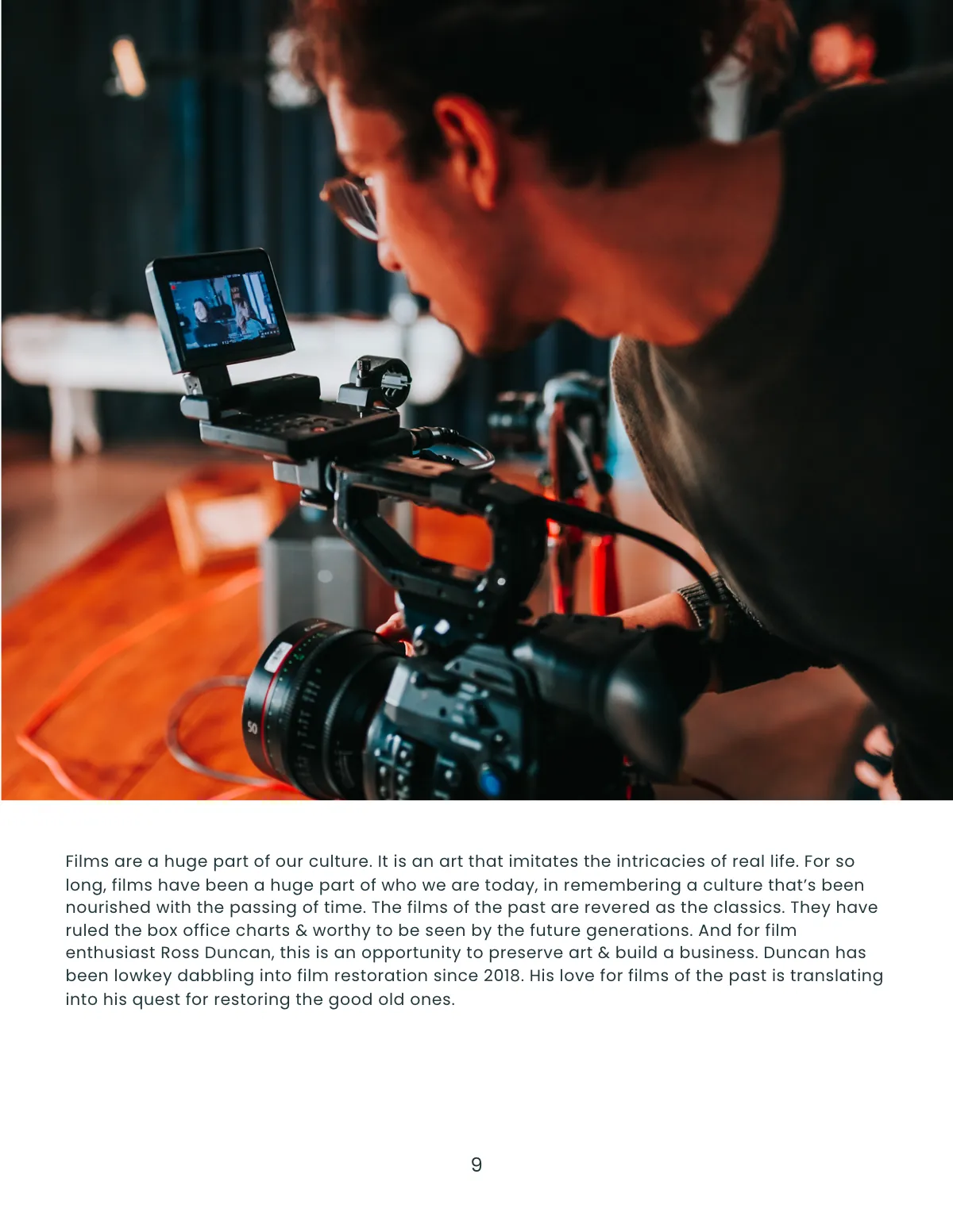 Free Business Profile Magazine Template to Edit Online