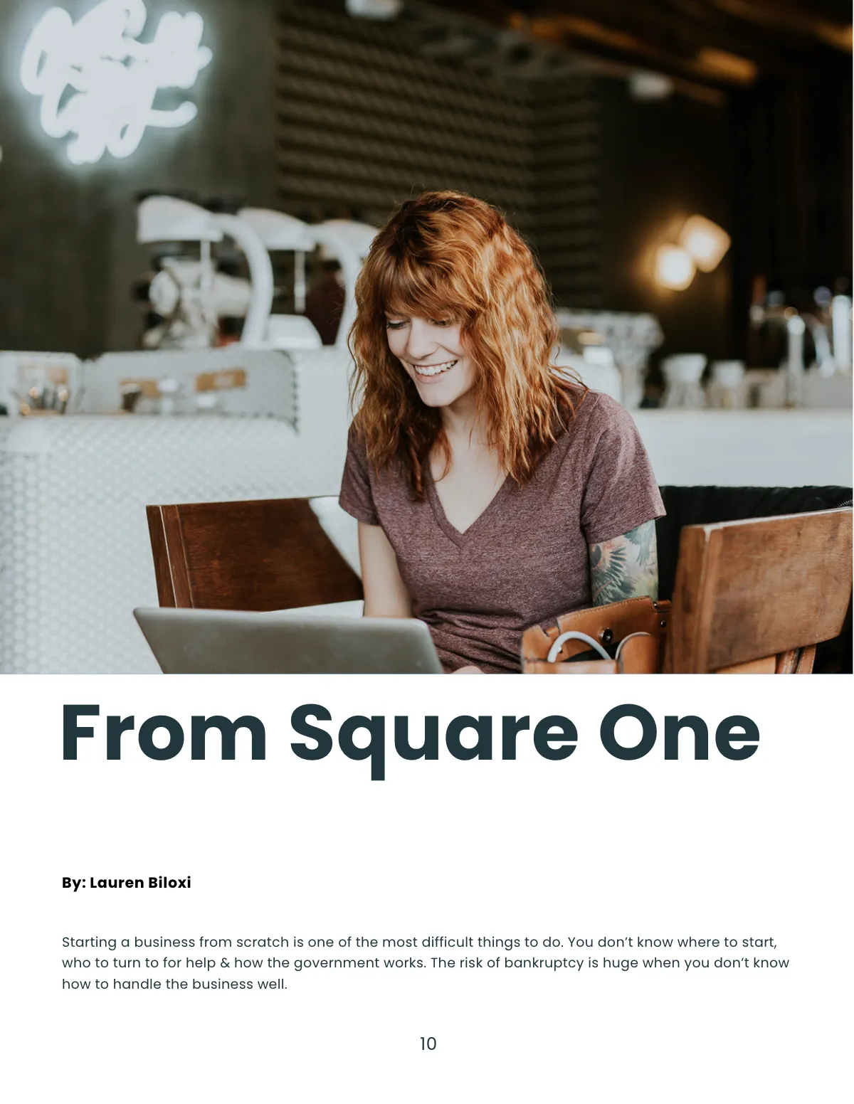 Free Business Profile Magazine Template to Edit Online