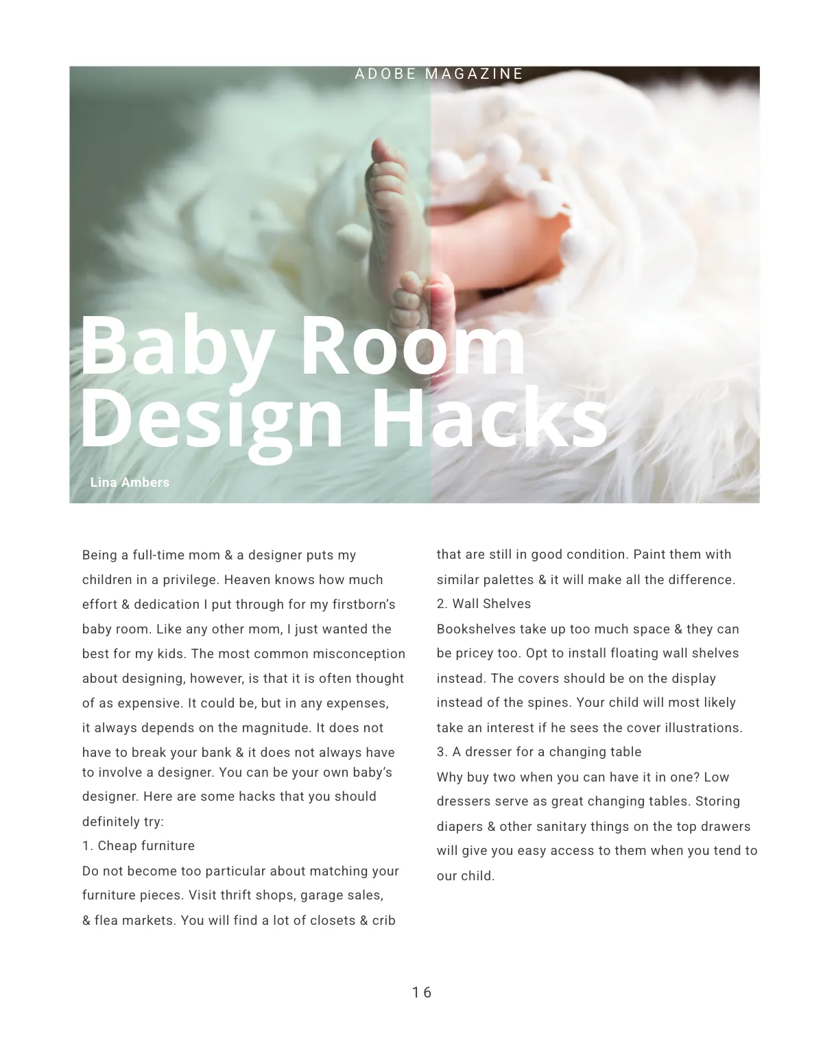 Free Best Interior Design Magazine Template to Edit Online