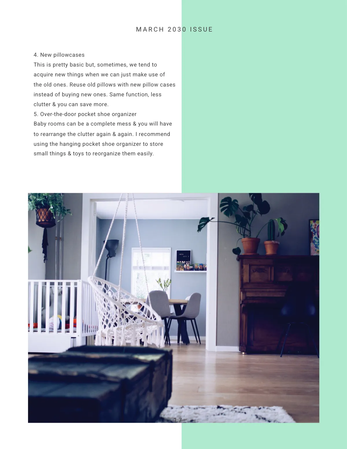 Free Best Interior Design Magazine Template to Edit Online