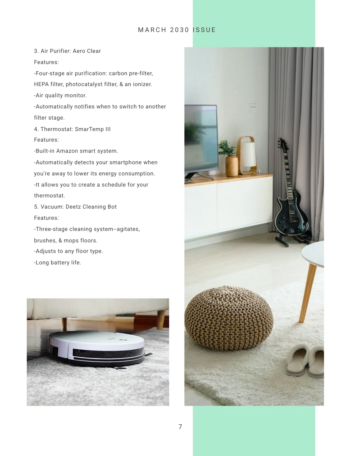 Free Best Interior Design Magazine Template to Edit Online