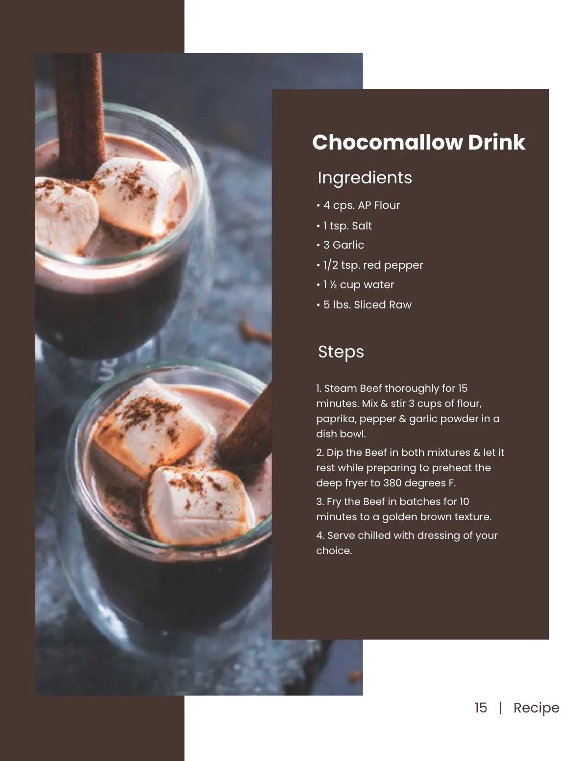 Free Personalized Recipe Template to Edit Online