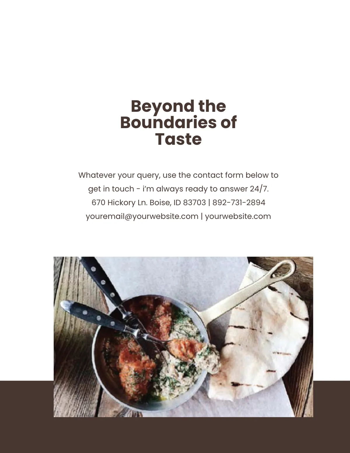 Free Personalized Recipe Template to Edit Online