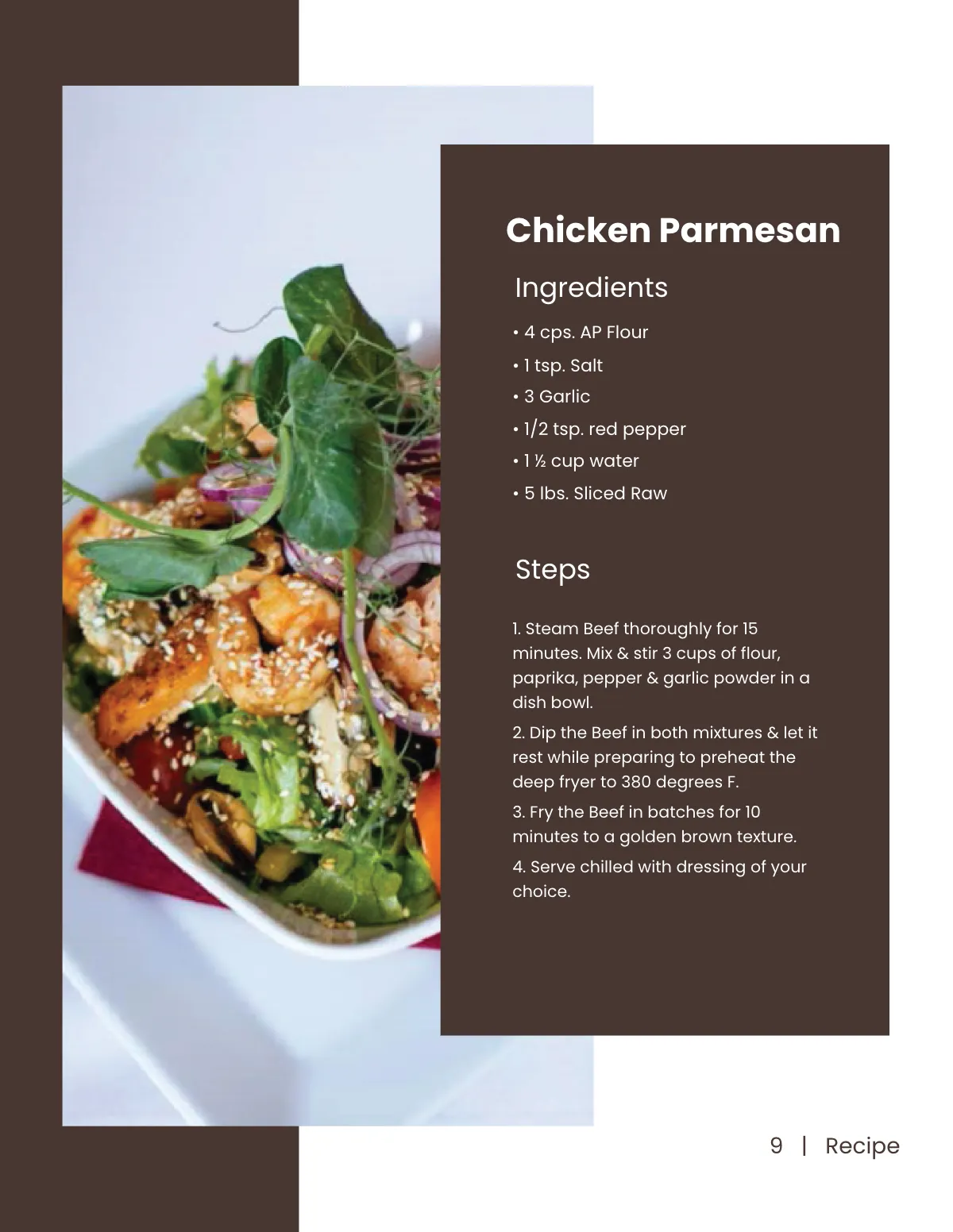 Free Personalized Recipe Template to Edit Online