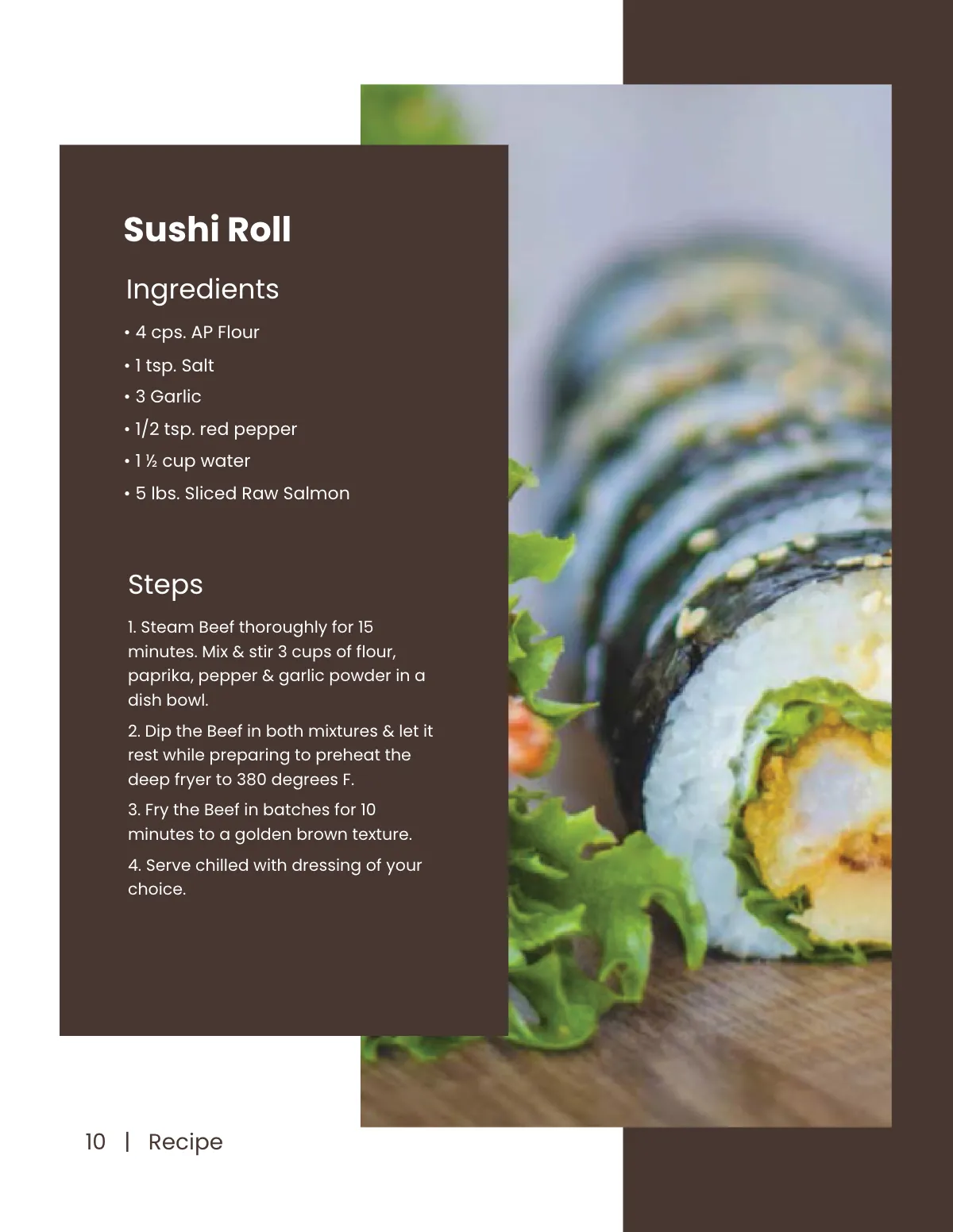 Free Personalized Recipe Template to Edit Online