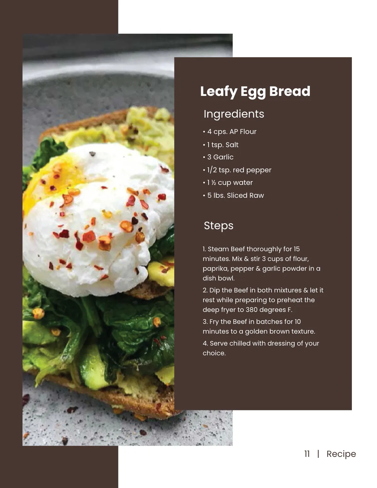 Free Personalized Recipe Template to Edit Online