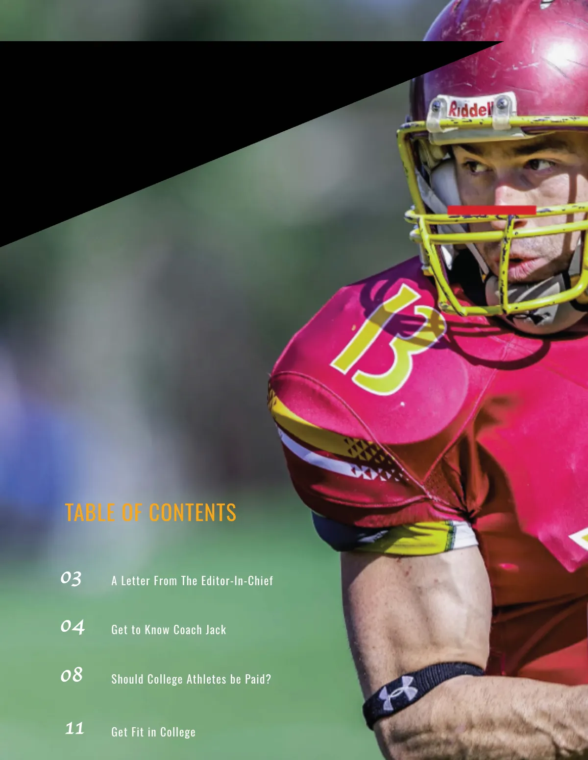 Free College Annual Magazine Template to Edit Online