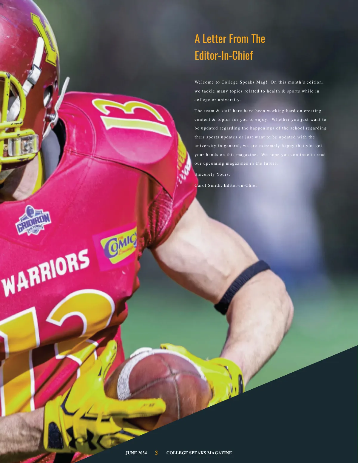 Free College Annual Magazine Template to Edit Online