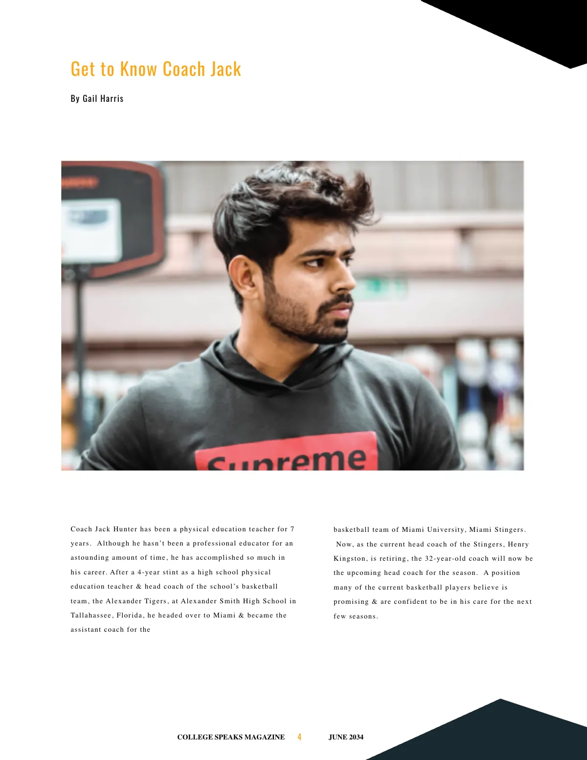 Free College Annual Magazine Template to Edit Online