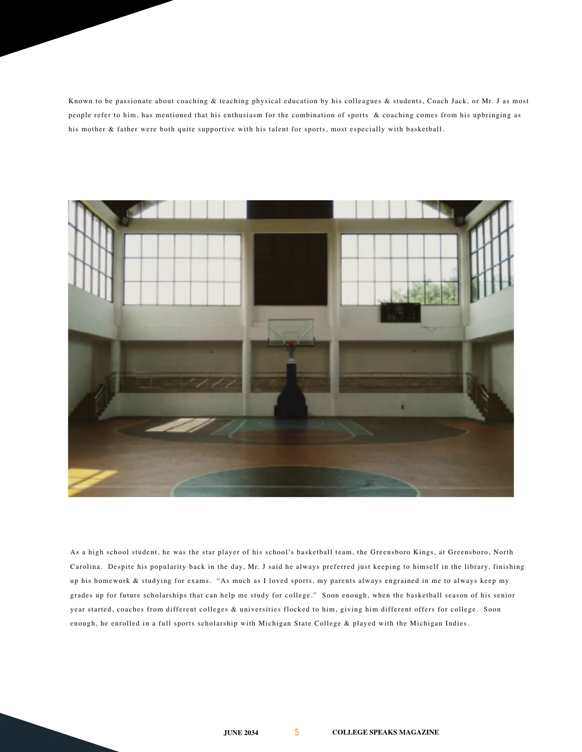 Free College Annual Magazine Template to Edit Online