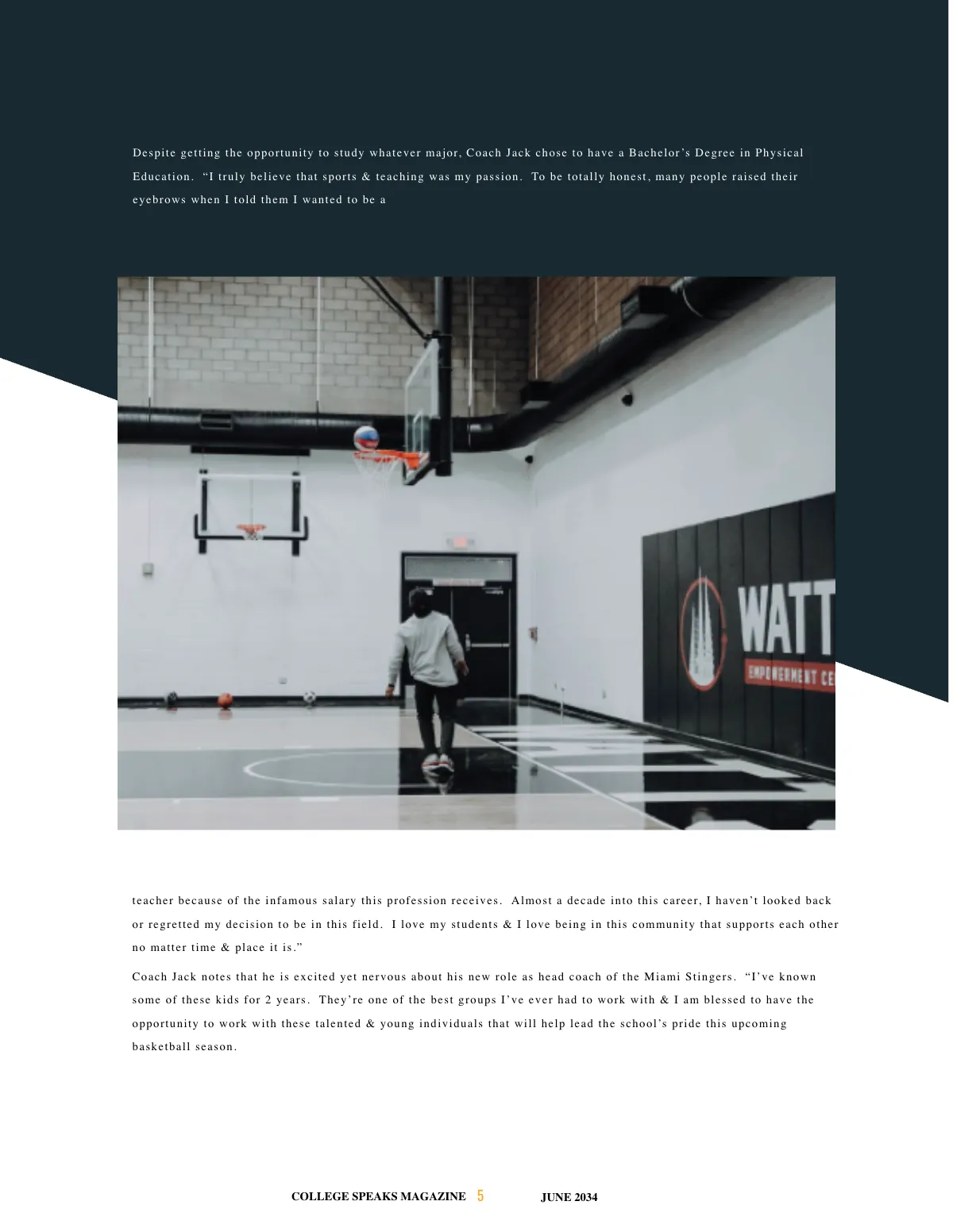 Free College Annual Magazine Template to Edit Online