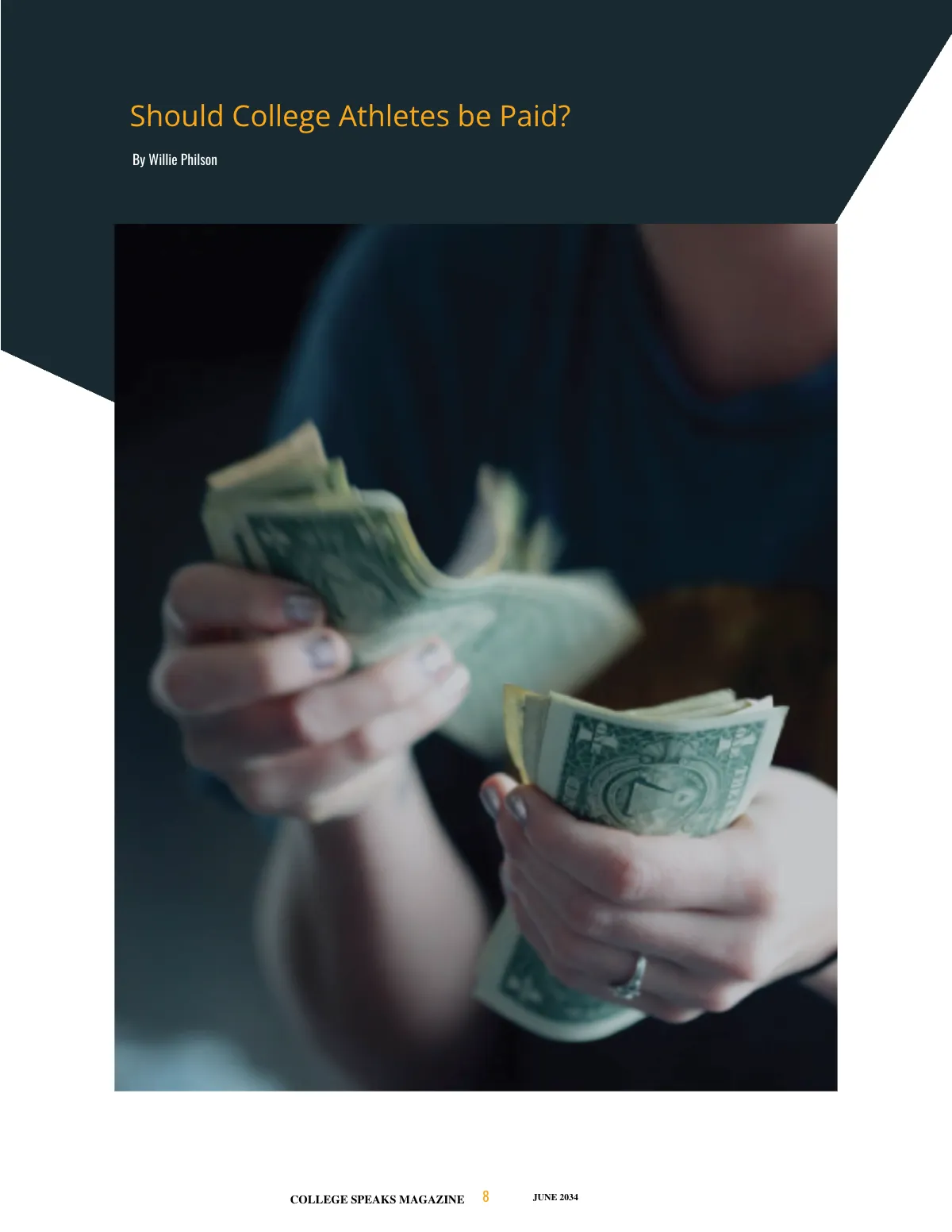 Free College Annual Magazine Template to Edit Online