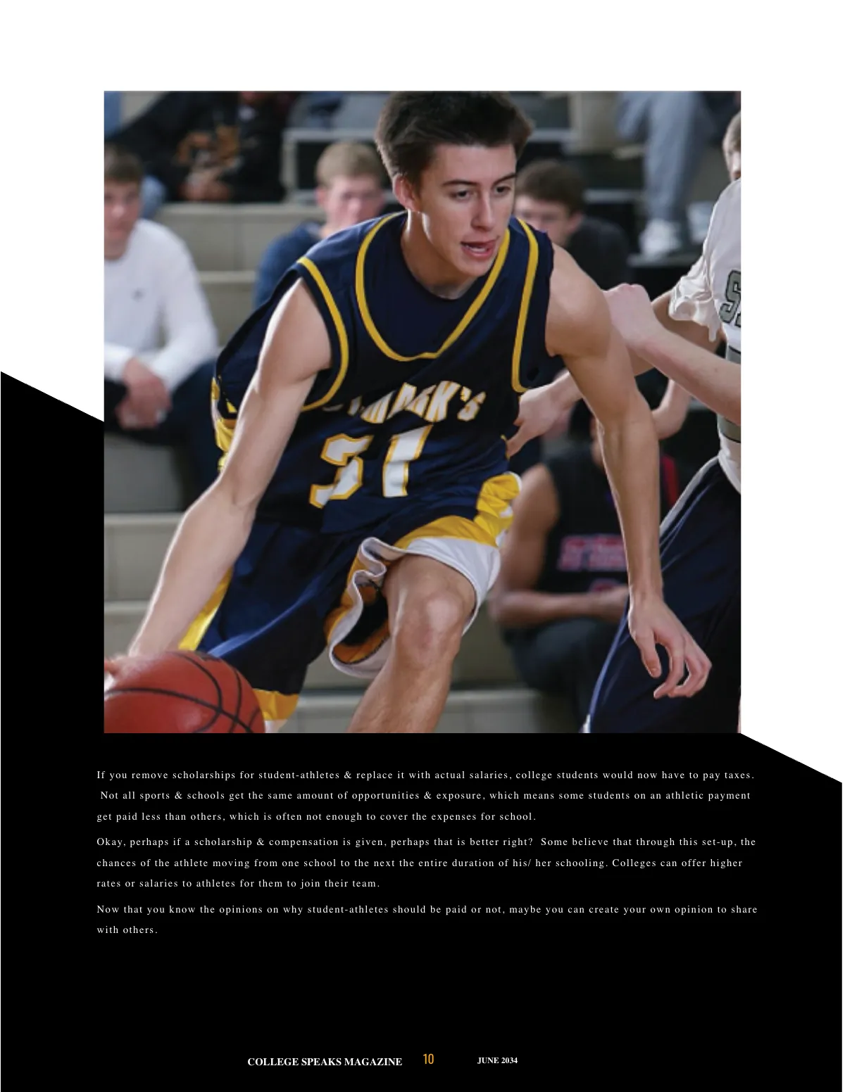 Free College Annual Magazine Template to Edit Online