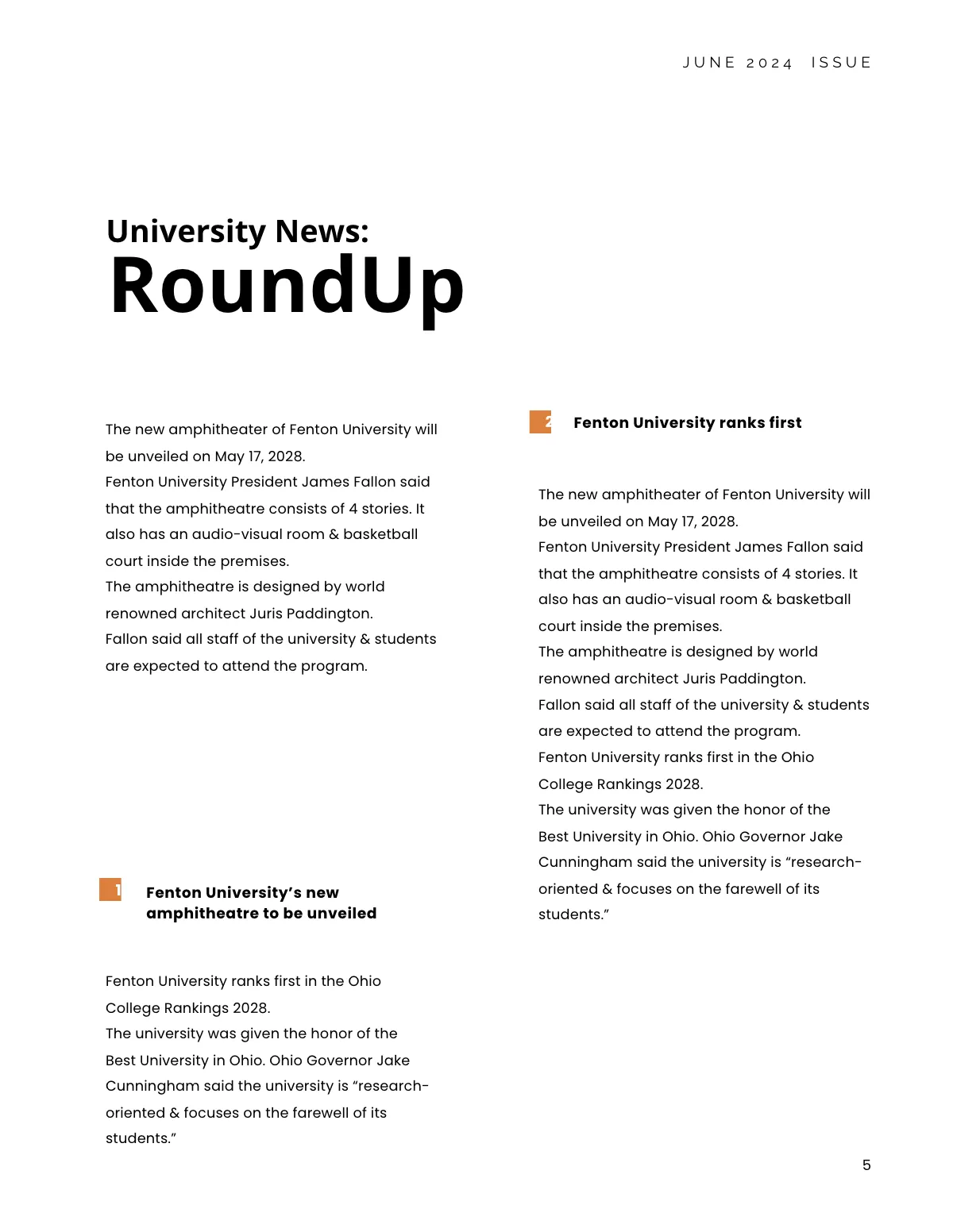 Free Children's Magazine Template to Edit Online