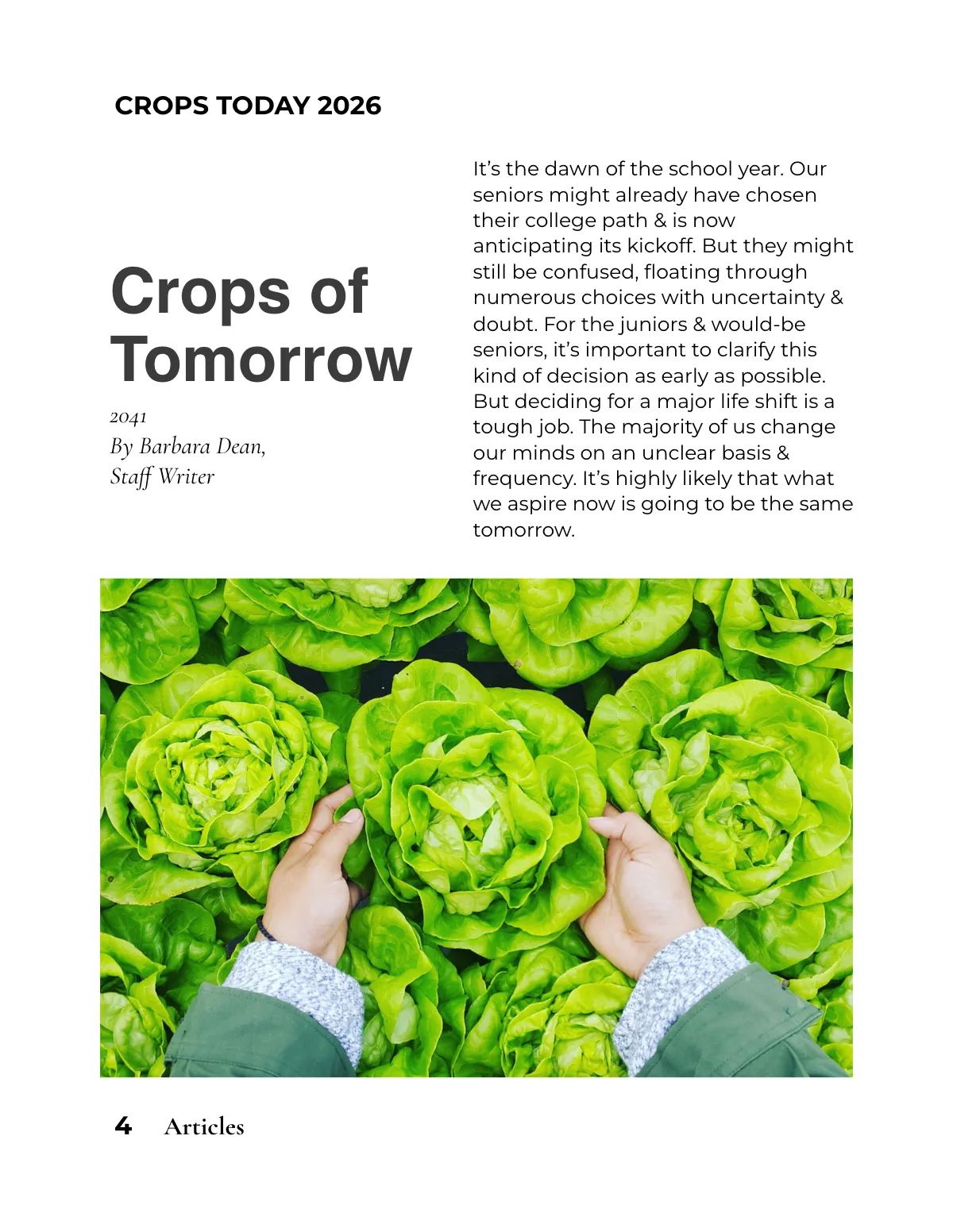 Free Agriculture Magazine Template to Edit Online