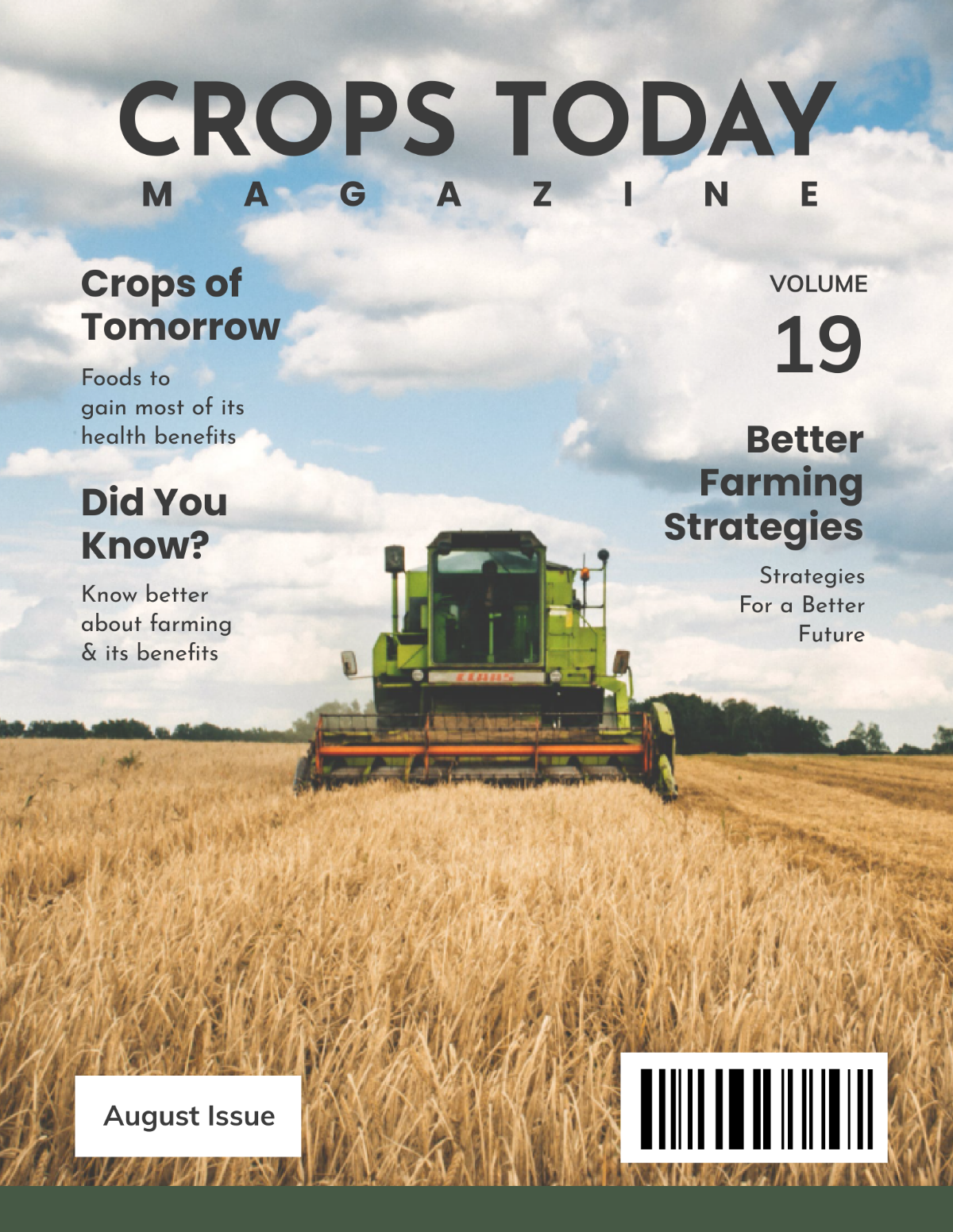 Agriculture Magazine Template