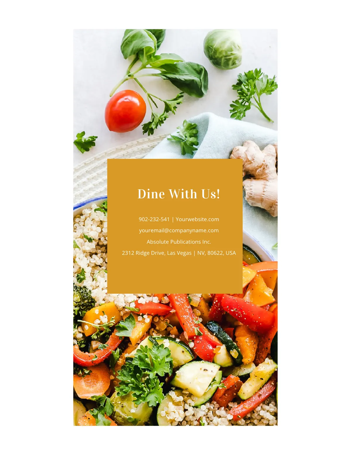Free Food & Drink Magazine Template to Edit Online