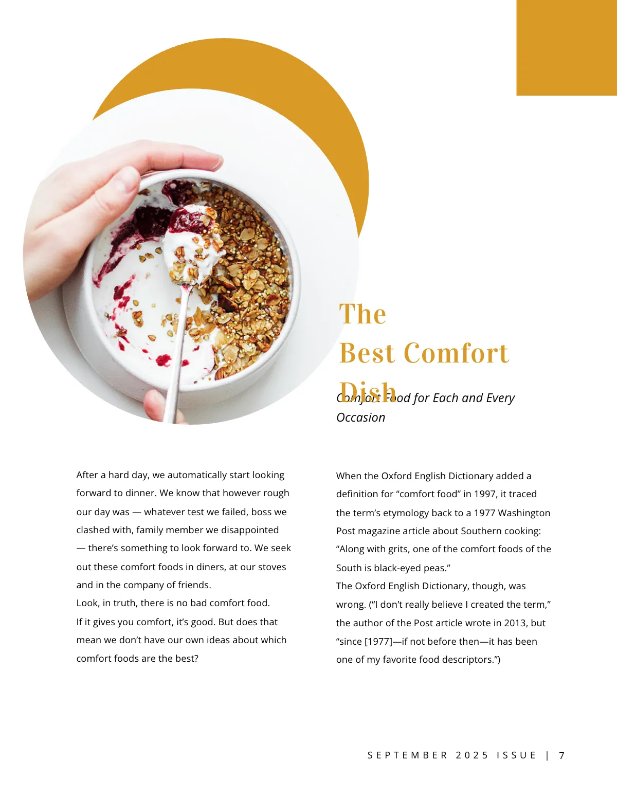 Free Food & Drink Magazine Template to Edit Online