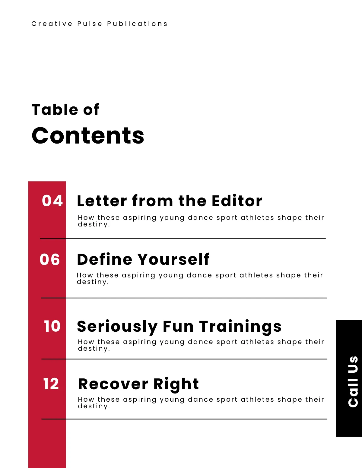 Free Gym Magazine Template to Edit Online