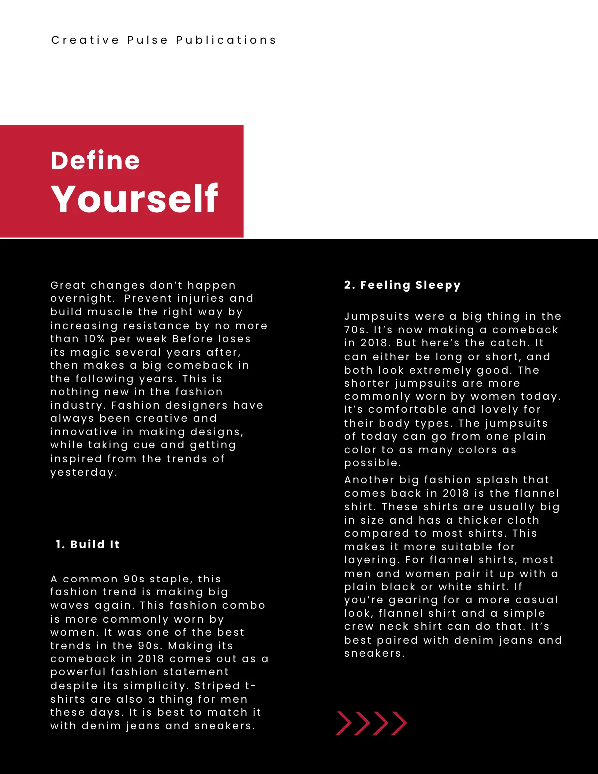 Free Gym Magazine Template to Edit Online