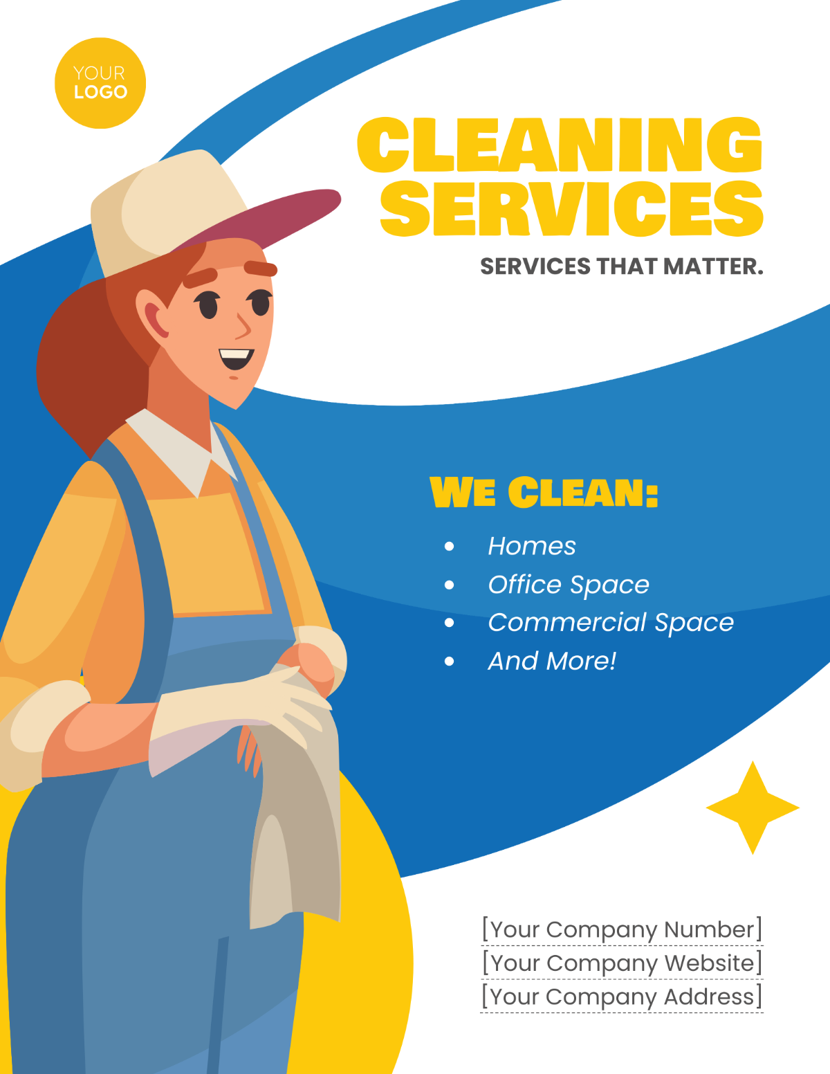 Cleaning Flyer Template