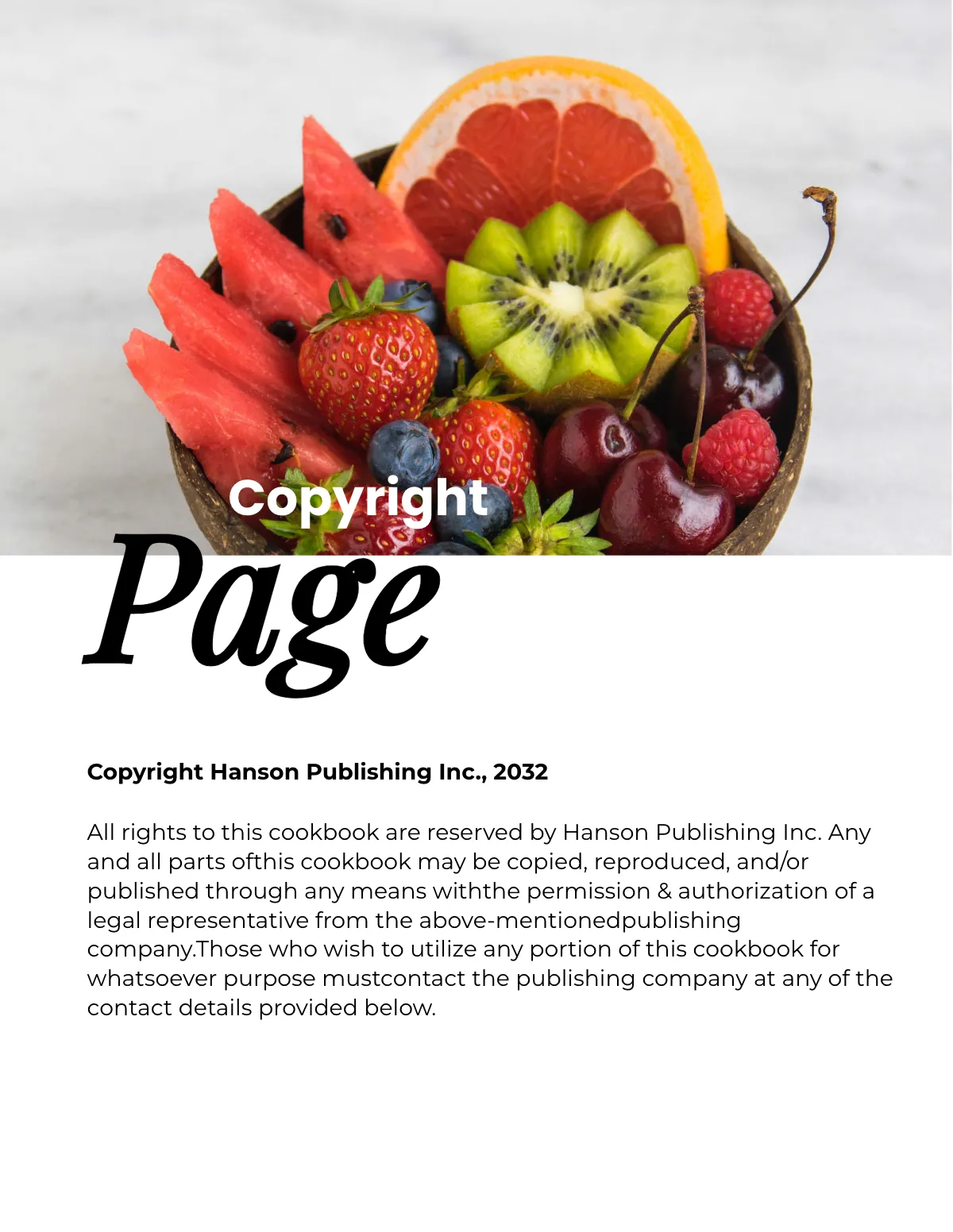 Free Recipe Cookbook Template to Edit Online