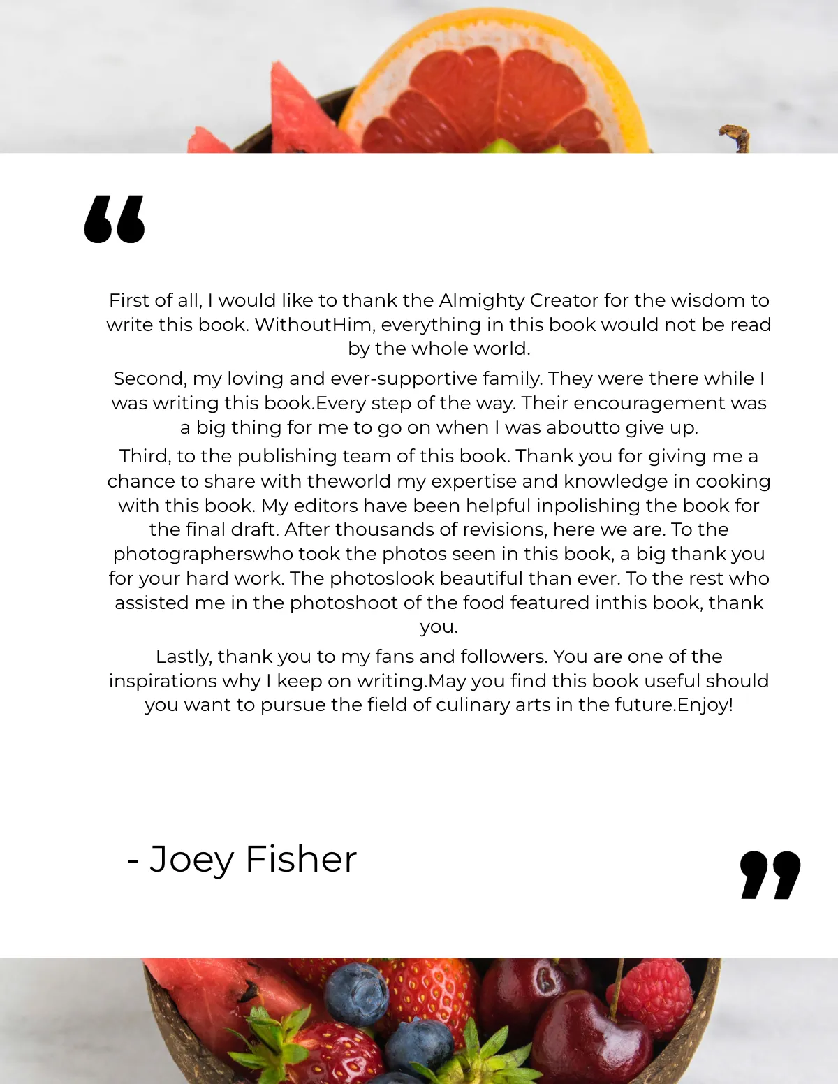 Free Recipe Cookbook Template to Edit Online