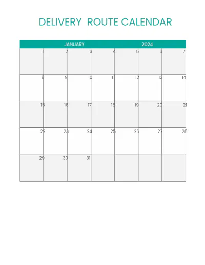 Free Delivery Route Planner Template to Edit Online