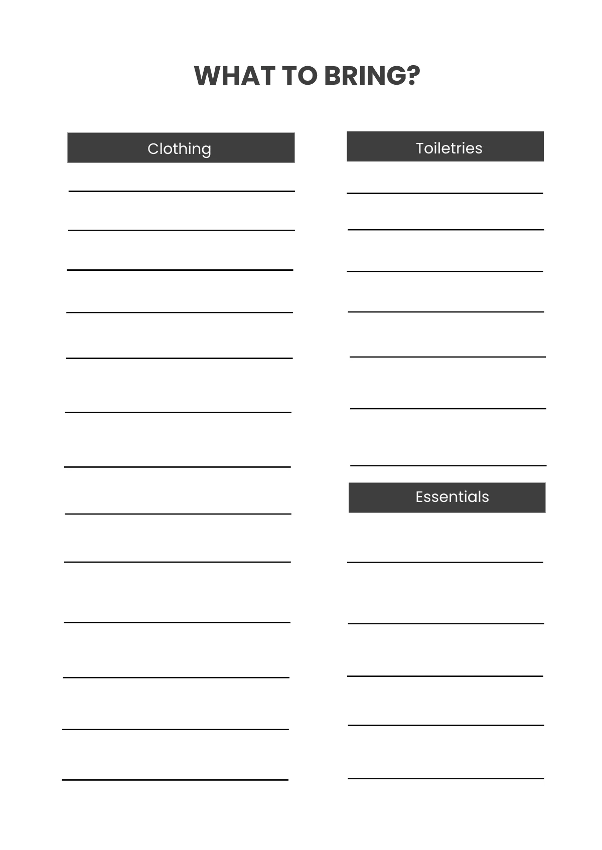 Free Basic Daily Route Planner Template to Edit Online
