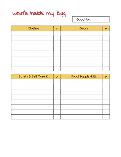 Free Kids Road Trip Planner Template to Edit Online