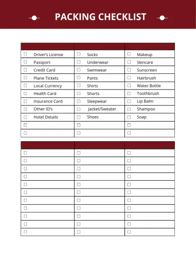 Free Company Vacation Planner Template to Edit Online