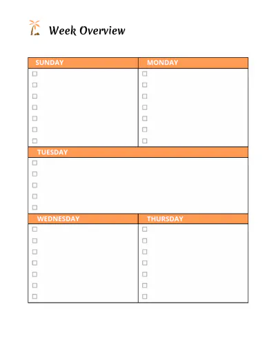 Free Summer Travel Planner Template to Edit Online
