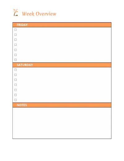 Free Summer Travel Planner Template to Edit Online