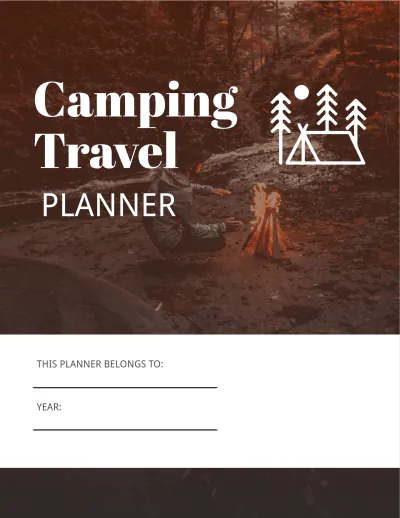 Free Camping Travel Planner Template to Edit Online