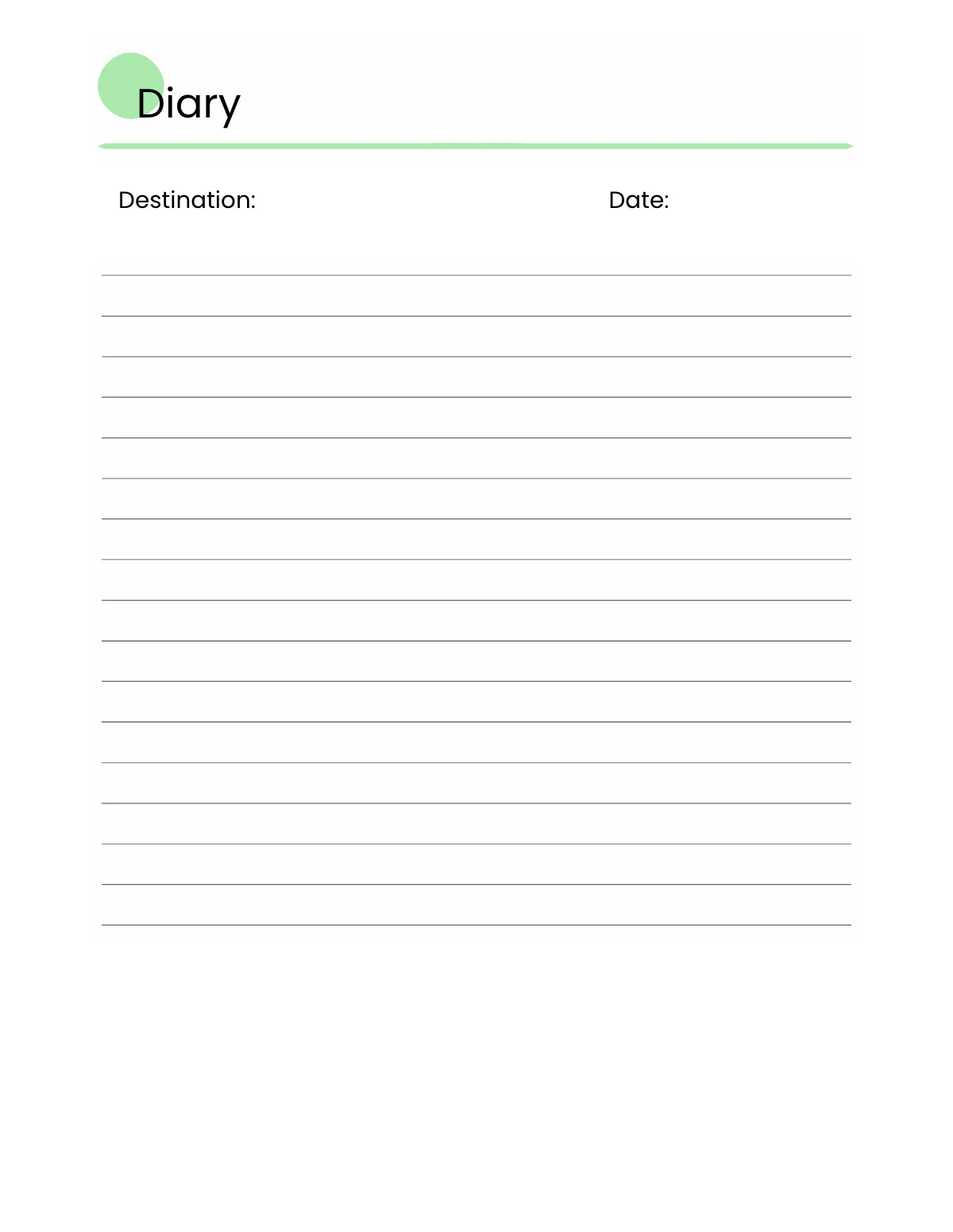 Free Backpacking Travel Planner Template to Edit Online