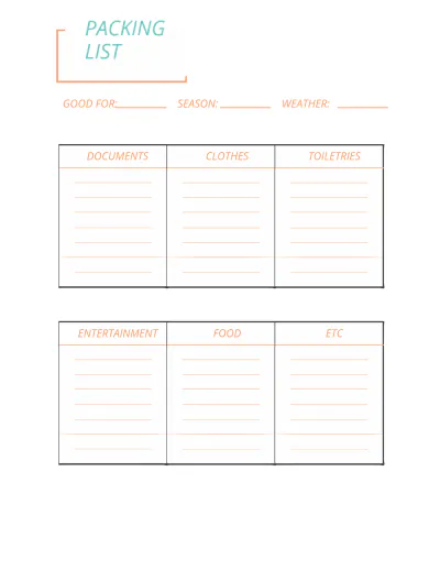 Free Monthly Travel Planner Template to Edit Online