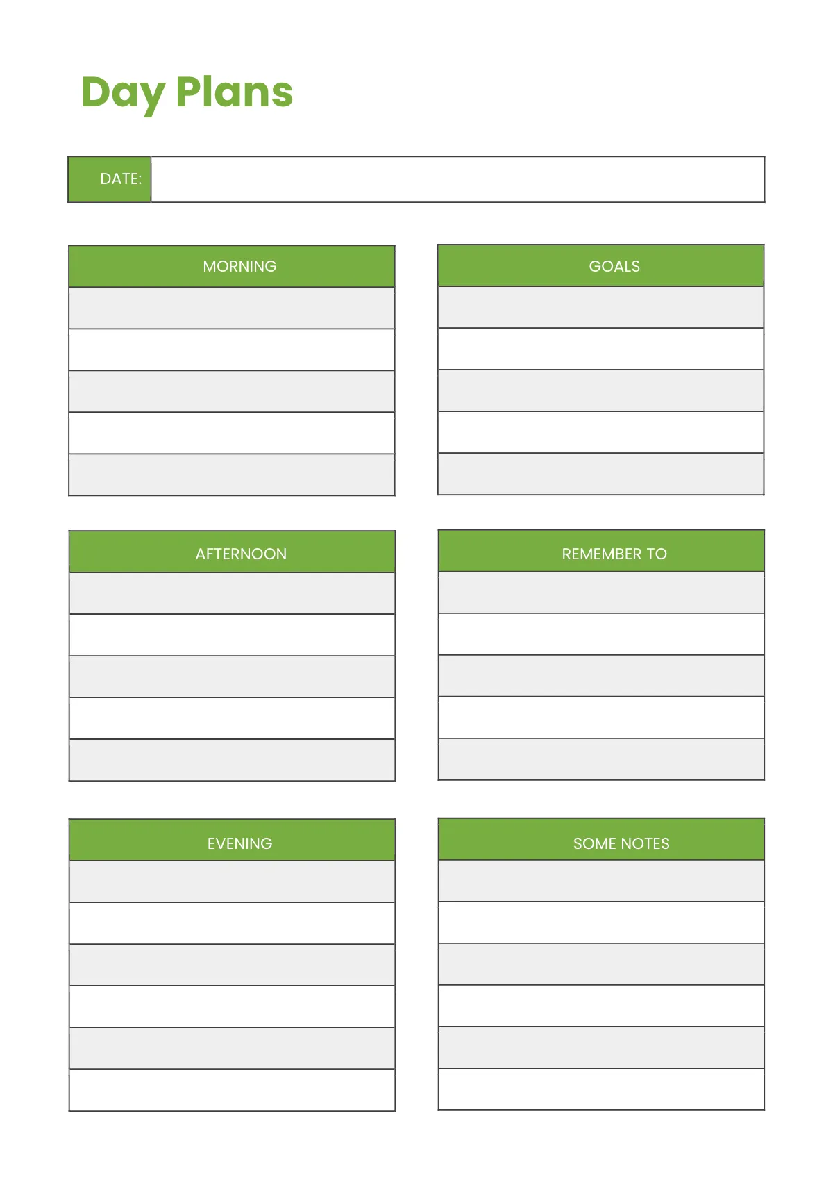 Free Simple Travel Planner Template to Edit Online