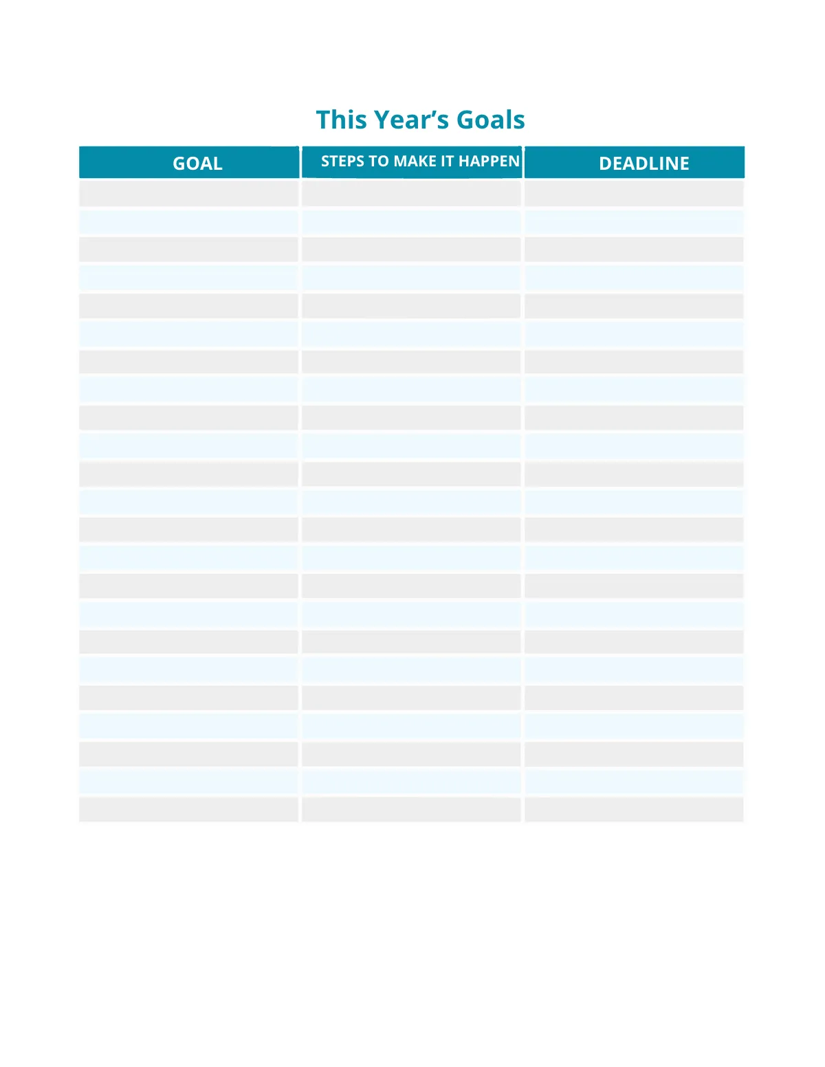 Free Academic Planner Template to Edit Online