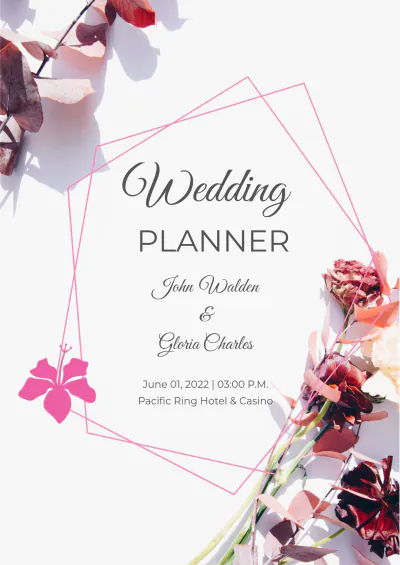 Free Basic Wedding Planner Template to Edit Online