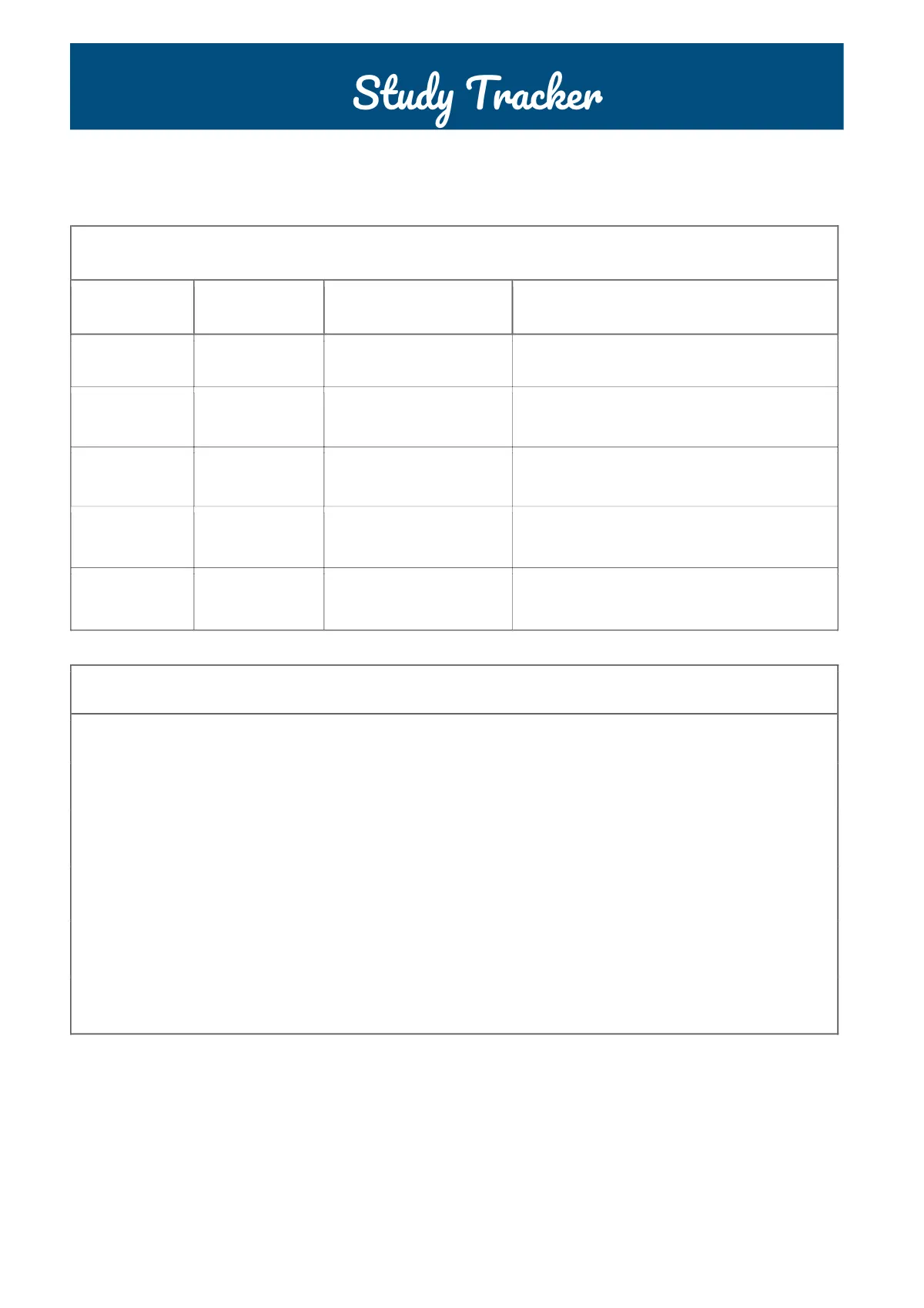 Free Printable College Planner Template to Edit Online