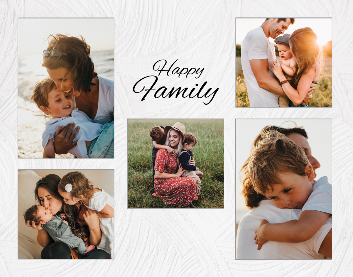 Editable Photo Frame Template