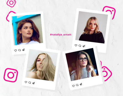 Free Colorful Instagram Photo Frame Template to Edit Online