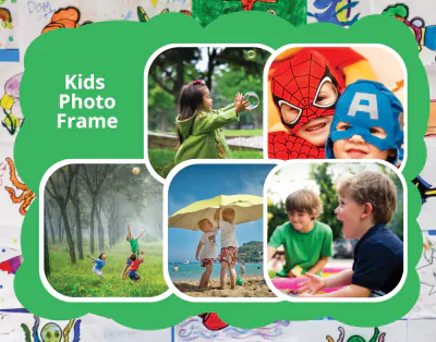 Free Kids Photo Frame Template to Edit Online